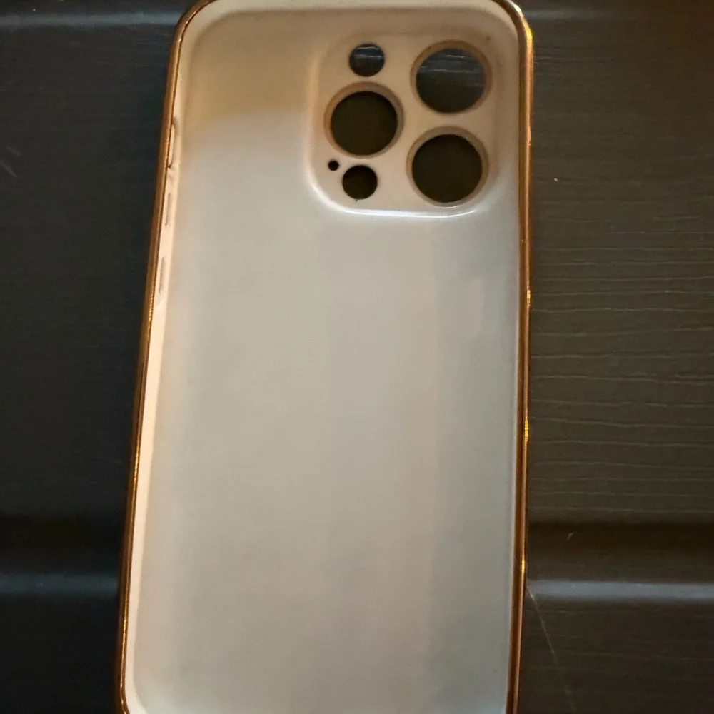 Gold Heart Design Phone Case